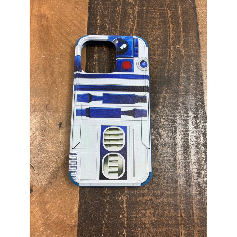 Star Wars R2-D2 iPhone 13 Pro Case Blue White Droid Robot Protective Cover